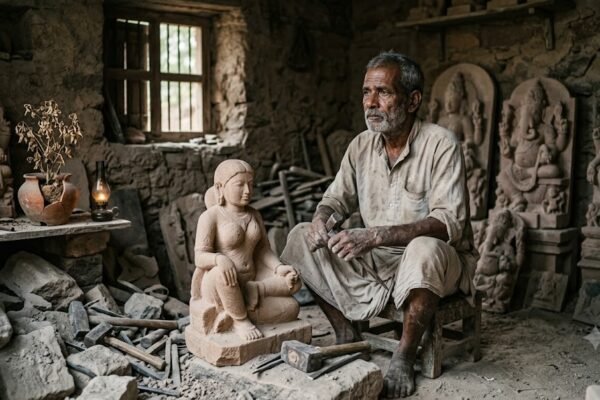 पत्थरों को तराशते-तराशते भावनाहीन हो गया एक शिल्पकार