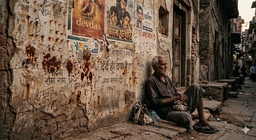 मैं एक दीवार हूँ: मौन सहारा, दर्द और इतिहास की संवेदनशील कविता