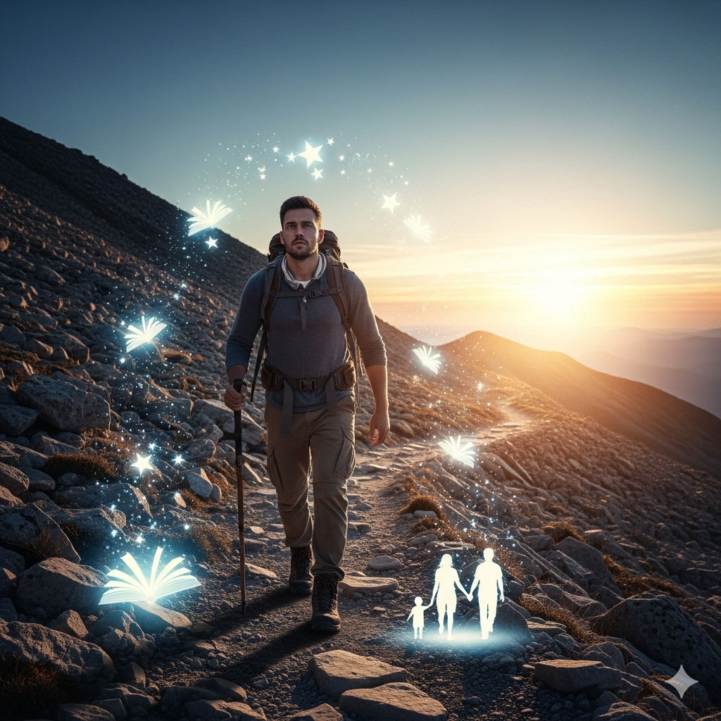 अपनी राह पर अकेले खड़ा व्यक्ति, जो समाज की परवाह किए बिना आगे बढ़ रहा है