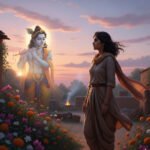 अजनबी सांवरे से संवाद करती भावनात्मक हिंदी कविता, जिसमें प्रेम, भक्ति और मन की खोज का काव्यात्मक चित्रण है।