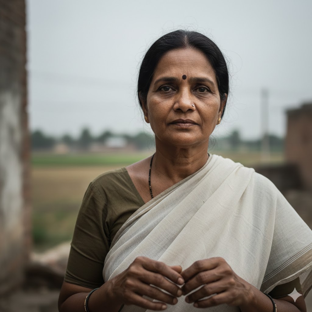 संघर्ष और दृढ़ संकल्प से निखरती स्त्री को दर्शाती यथार्थवादी तस्वीर