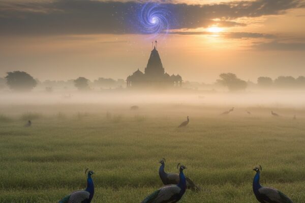 शाश्वत कर्म | श्रीकृष्ण भक्ति और कर्मयोग पर आध्यात्मिक कविता