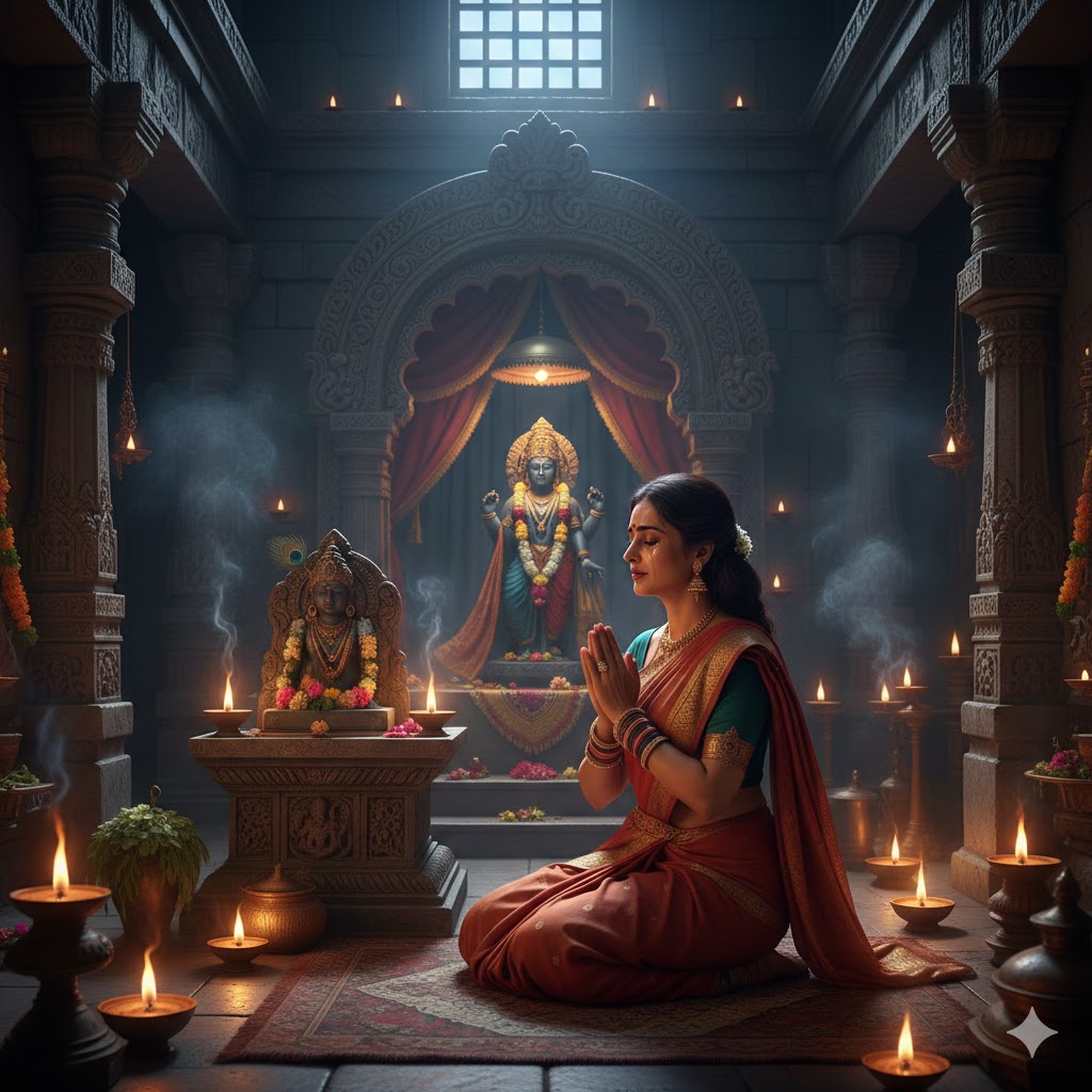 प्रभु दर्शन की चाह में तड़पती आत्मा आकांक्षा कविता