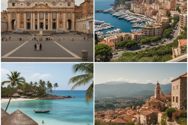 दुनिया के छोटे देशों की झलक, जिन्हें एक दिन में पैदल घूमा जा सकता है