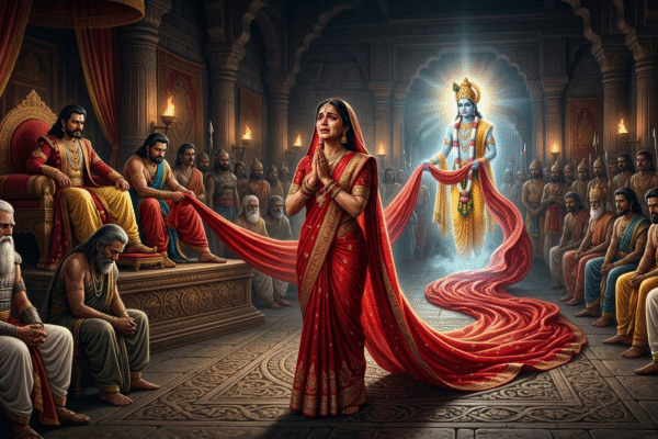 द्रौपदी–कृष्ण संवाद: “विश्वास का वस्त्र