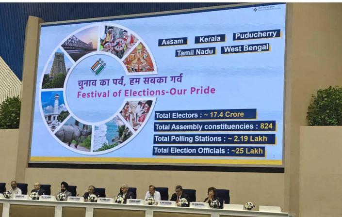 West Bengal Election 2026 voting dates announcement by Election Commission