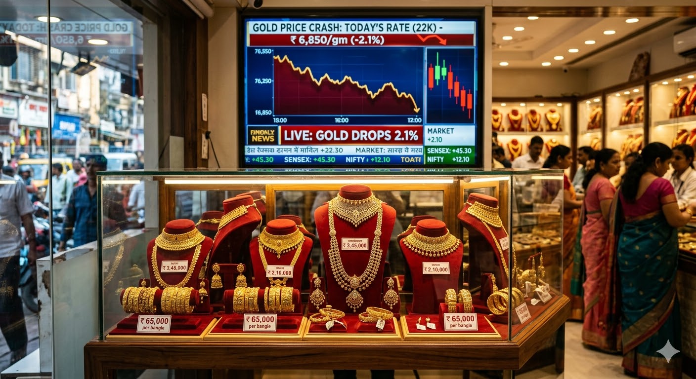 सोने और चांदी की कीमतों में सोमवार को गिरावट दर्ज की गई.