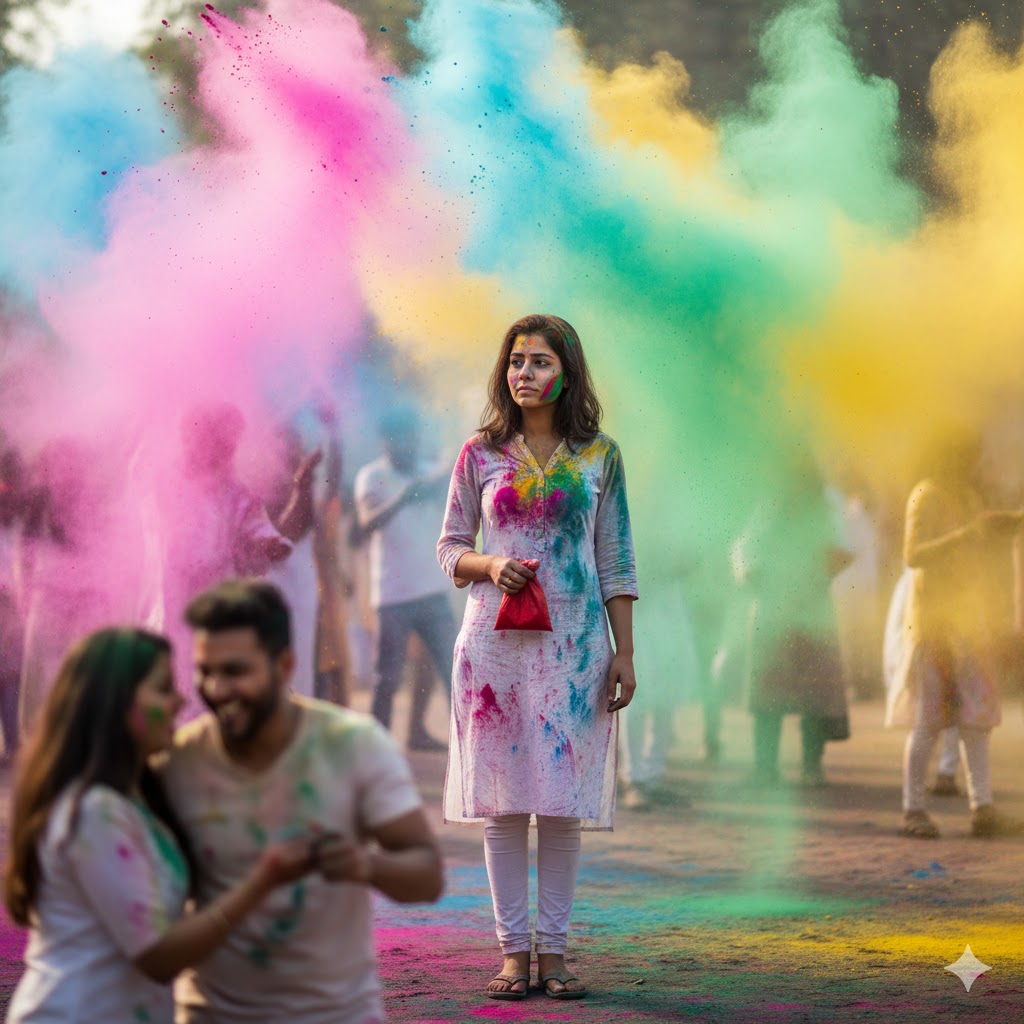 होली के रंग और यादों की कहानी