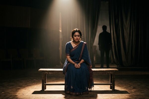 अकेलेपन और प्रेम को दर्शाता थिएटर सीन”