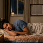 sleep with blanket in summer