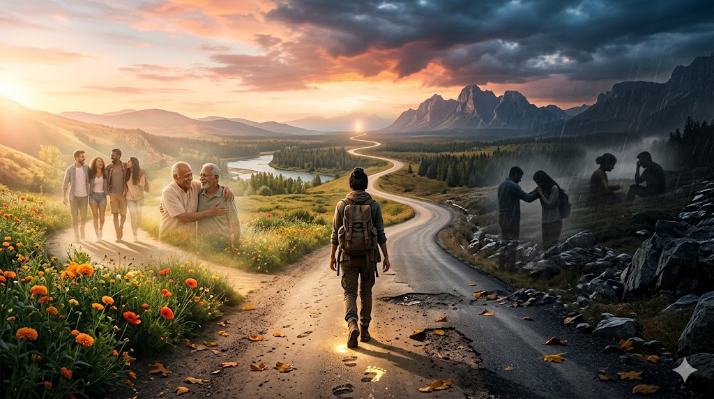 ज़िन्दगी पर भावनात्मक हिंदी कविता जीवन के उतार-चढ़ाव को दर्शाती हुई