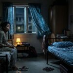 रात में खाली बिस्तर और रहस्यमयी माहौल, लड़की के गायब होने का सस्पेंस दृश्य