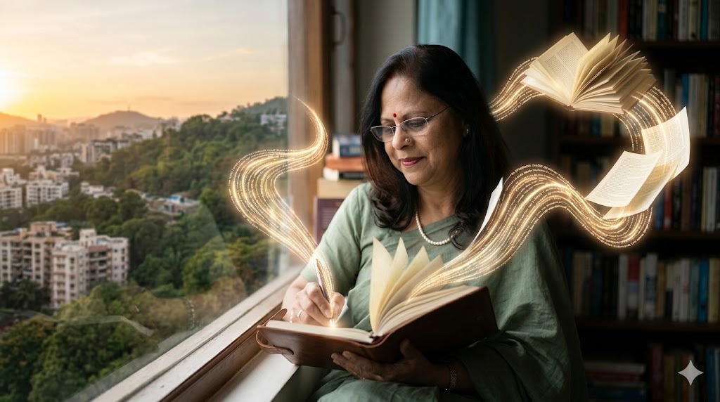 कोरे पन्नों पर रंग भरती प्रेम भावना को दर्शाती हिंदी कविता “मैं इक किताब”