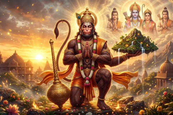 राम भक्त हनुमान दिव्य छवि