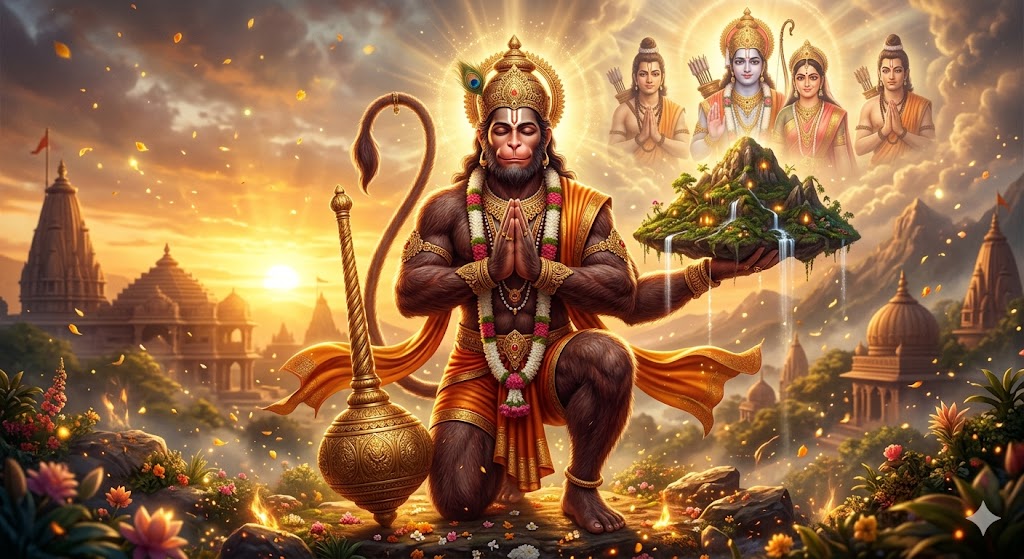 राम भक्त हनुमान दिव्य छवि