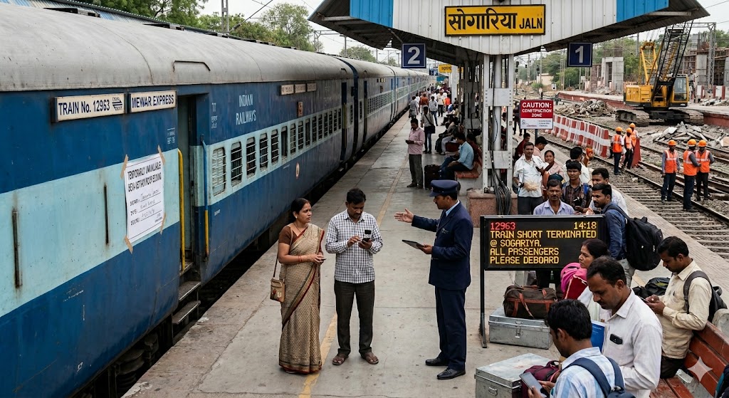 इंदौर-कोटा एक्सप्रेस 4 मई तक रद्द, सोगरिया से होगी वापसी