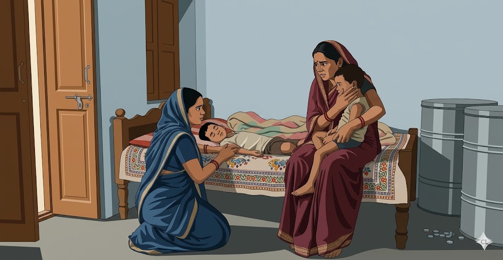 उज्जैन हादसा: बंद कमरे में गेहूं से निकली गैस से बच्चों की तबीयत बिगड़ी