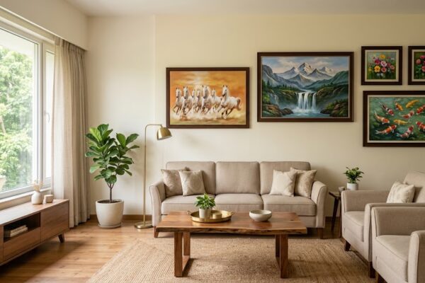 वास्तु टिप्स: लिविंग रूम में ये तस्वीरें लगाने से बढ़ती है सकारात्मक ऊर्जा और खुशहाली