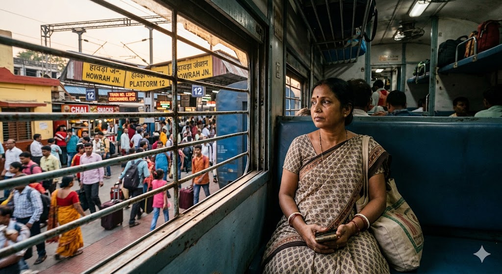 ट्रेन के सफर में जागी पुरानी यादों के बीच