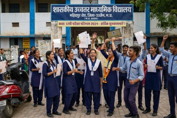 महिदपुर रोड स्कूल के छात्र-छात्राओं का बोर्ड परीक्षा परिणाम उत्कृष्ट, टॉपर्स सम्मानित