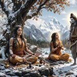 शिव पार्वती का दिव्य मिलन दर्शाती भावपूर्ण हिंदी कविता, तप और समर्पण का प्रतीक