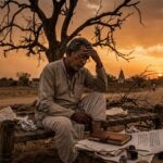 दर्द और अकेलेपन की भावना दर्शाती हिंदी कविता का भावनात्मक दृश्य