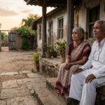 वृद्ध माता-पिता की सूनी आँखें अपने बच्चों की राह निहारते हुए – माता-पिता की उपेक्षा और अकेलेपन पर भावपूर्ण हिंदी कविता।