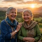 मुश्किल समय में एक-दूसरे का साथ देते दो सच्चे दोस्तों का भावुक और यथार्थवादी दृश्य।