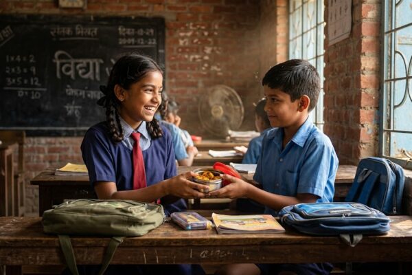 स्कूल के दिनों के मासूम प्यार और बचपन की यादों पर आधारित भावनात्मक हिंदी कहानी