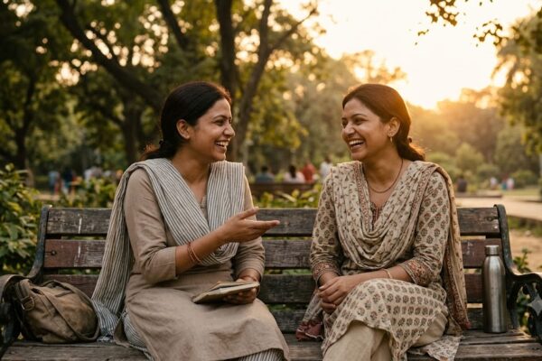 दो सच्चे दोस्तों के बीच विश्वास और दोस्ती को दर्शाती भावुक तस्वीर
