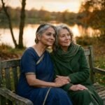 "दो सच्चे दोस्त शांत माहौल में साथ बैठे हुए, विश्वास और दोस्ती का भाव दर्शाता दृश्य"