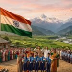 तिरंगे और भारत की प्राकृतिक सुंदरता को दर्शाती स्वतंत्रता दिवस की देशभक्ति कविता