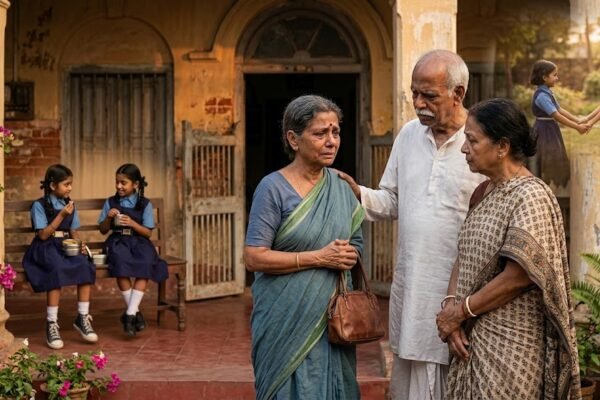 42 साल बाद अपनी बचपन की सहेली के घर पहुँची महिला का भावुक क्षण