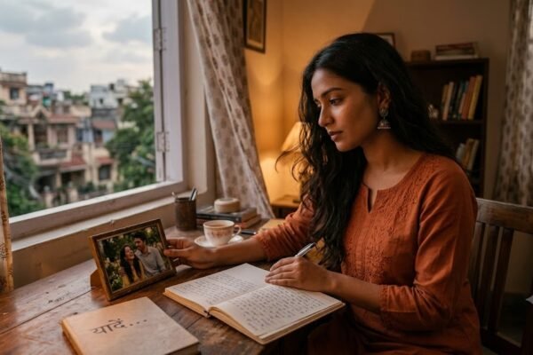 अधूरे प्रेम और आत्मसम्मान की हिंदी कहानी की भावुक युवती