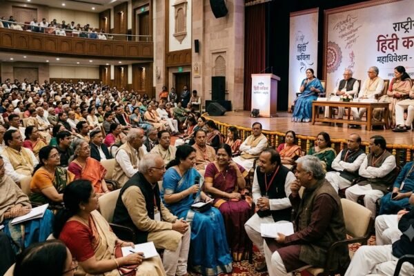 आबू रोड में आयोजित होने वाले राष्ट्रीय कवि संगम के अधिवेशन में शामिल होने वाले देशभर के कवि