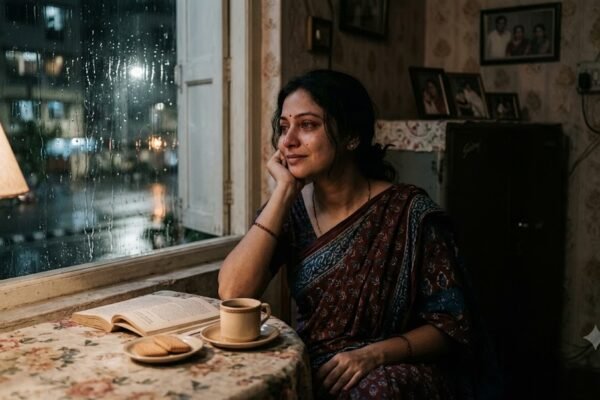 बरसात और आँसुओं में छिपे दर्द को दर्शाती हिंदी कविता