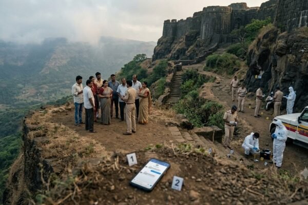 लोहगढ़ में केतन अग्रवाल हत्याकांड की जांच का प्रतीकात्मक दृश्य