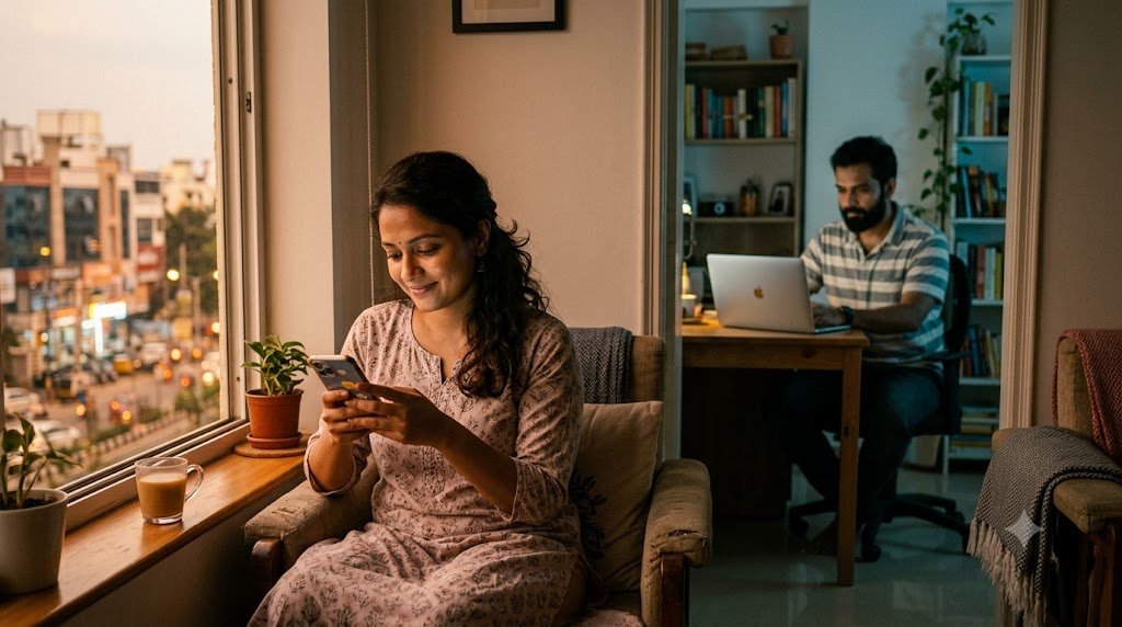 जिम्मेदारियों के बीच लुका-छुपी वाले प्रेम को दर्शाता प्रेमी युगल