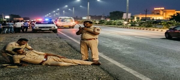 पुणे-सोलापुर हाईवे पर सड़क हादसे का सांकेतिक दृश्य