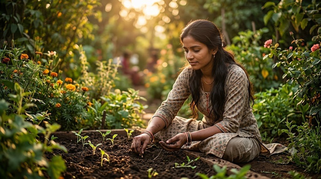 तेरे नाम की मिट्टी में सपनों के बीज बोती प्रेमिका