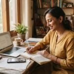 सोशल मीडिया के माध्यम से अपनी अभिव्यक्ति और पहचान बनाती भारतीय महिला।